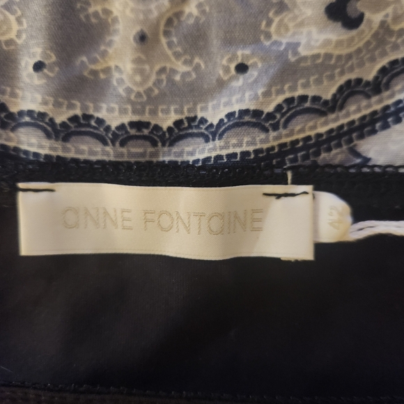 Anne fontaine blouse size 42/ US 10 - Picture 5 of 9